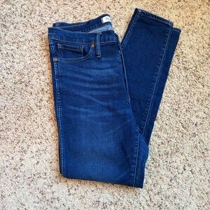 Madewell Blue Skinny Jeans with Stretch
